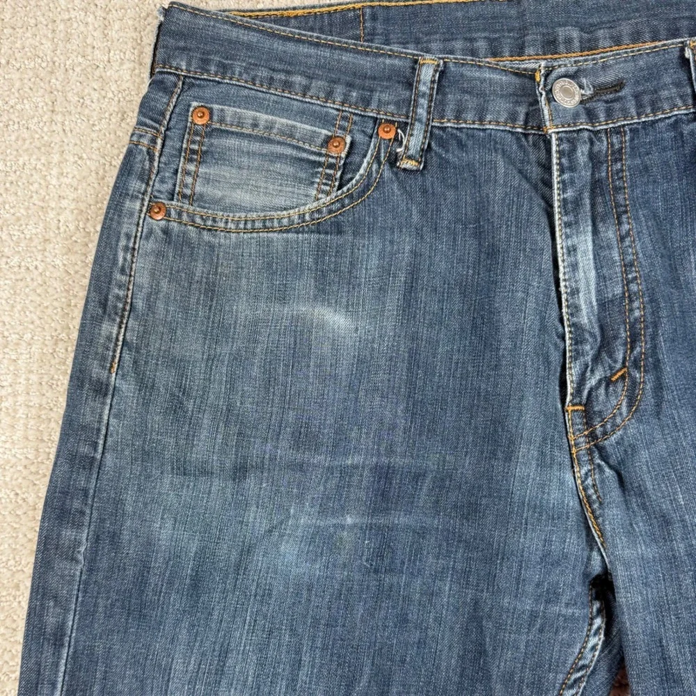 Levi's 569 Mens 34x32 (Actual 34x30) Loose Straight Leg Denim Blue Jeans Baggy